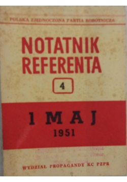 Notatnik Referenta, nr. 4