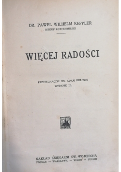 Więcej radości