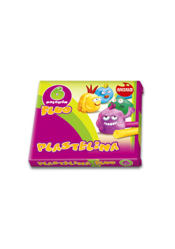 Plastelina 6 kolorów fluorescencyjna