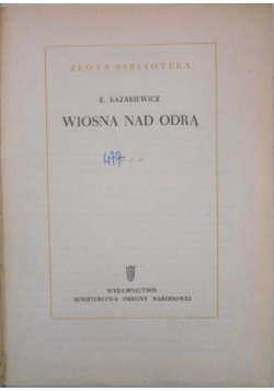 Wiosna nad Odrą