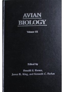 Avian Biology vol IX