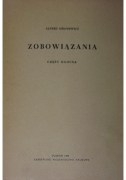 Zobowiązania część ogólna