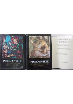 Pismo Święte Starego i Nowego Testamentu, Tom I-III