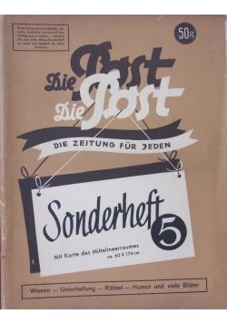 Die Post - Sonderheft 5,1942r.