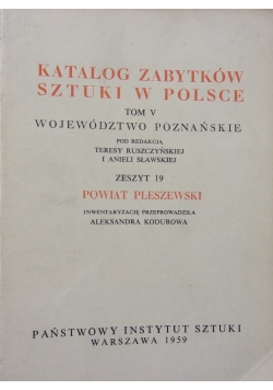 Katalog zabytków sztuki w Polsce Tom V zeszyt 19