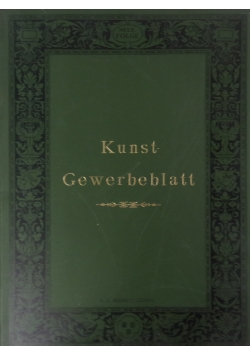 Kunst Gewerbeblatt, 1895 r.