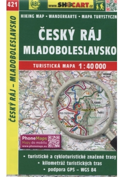 Cesky Raj Mladoboleslavsko Mapa turystyczna 1:40 000