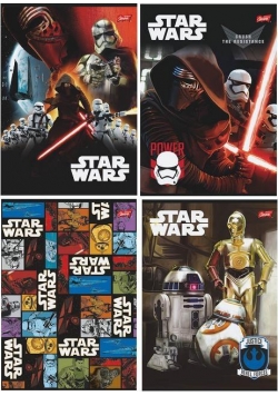 Zeszyt A5/16K linia pdwójna Star Wars VII (15szt)
