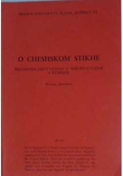 O Cheshskom Stikhe