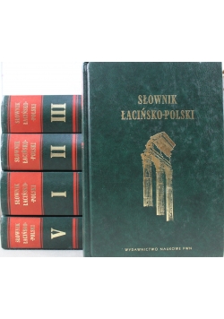 Słownik Łacińsko Polski 5 książek