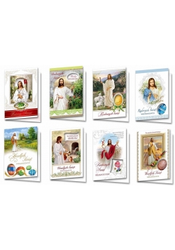 Karnet B6 BWD Wielkanoc Religia (10szt) MIX