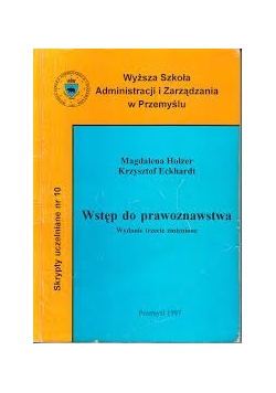 Wstęp do prawoznawstwa