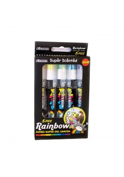 Rainbow Kredki żelowe zapachowe 5 kolorów