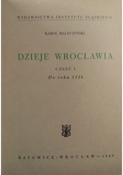 Dzieje Wrocławia. Cz 1, 1948r