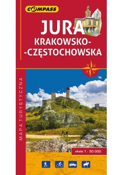 Jura Krakowsko-Częstochowska mapa laminowana