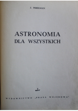Astronomia dla wszystkich 1949 r
