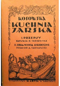 Kuchnia jarska reprint z 1929 r