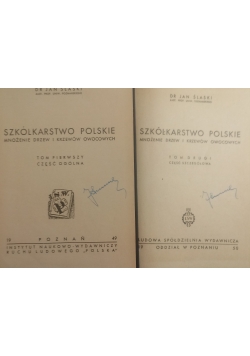 Szkółkarstwo polskie T I do II 1949 r