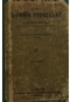 Nowy słownik Podręczny ,1925 r.