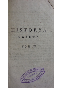 Historya Kościoła powszechnego, 1812 r.