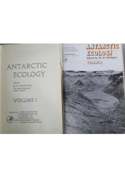 Antarctic ecology 2 tomy