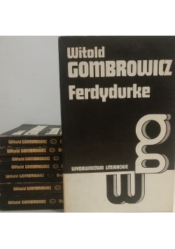 Dzieła Witold Gombrowicz. Zestaw 8 książek