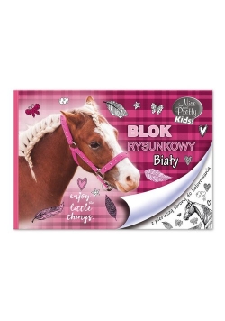 Blok rysunkowy biały A4 20 kartek Nice and pretty 10 sztuk
