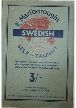 Swedish Self=Caught by the Natural Method with Phonetic Pronunciation, 1932 r.