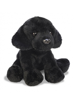 Siedzący czarny Labrador 13cm SUKI