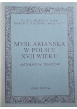 Myśl Ariańska w Polsce XVII wieku