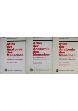 Atlas der Anatomie des Menschen 3 tomy