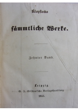 Fammtliche Berte, 1855