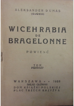 Wicehrabia Bragelonne, 1926 r.