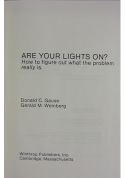 Are your lights on ?