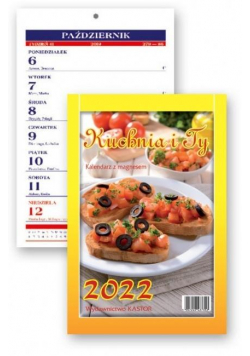 Kalendarz 2022 tygodniowy z magnesem Kuchnia i Ty