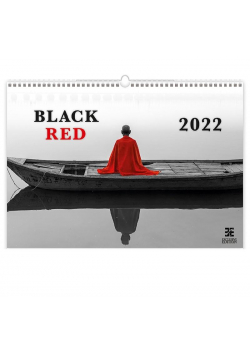 Kalendarz 2022 Black Red HELMA
