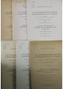 Atlas rozmieszczenia roślin zarodnikowych w Polsce Porosty 6 Zeszytów