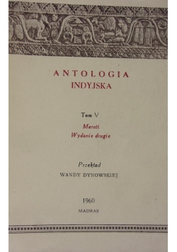 Antologia indyjska Tom V
