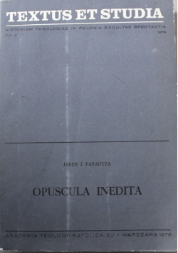 Opuscula inedita