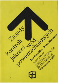 Zasady kontroli jakości wód powierzchniowych