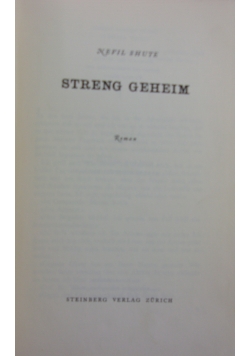 Streng Geheim, 1946 r.