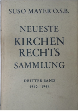 Neueste Kirchen Rechts Sammlung