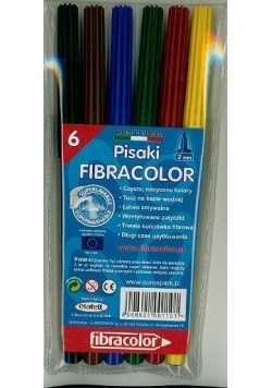 Pisaki 539 6 kol. w etui FIBRACOLOR