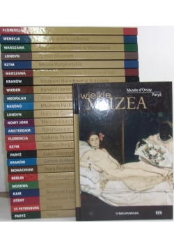 Wielkie Muzea, zestaw 25 książek