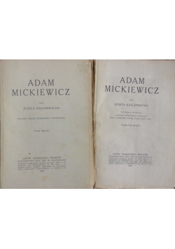 Adam Mickiewicz, t. 1-2, 1923r.
