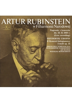 Artur Rubinstein w Filharmonii Narodowej, płyta winylowa