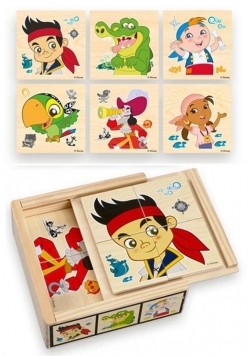 Puzzle drewniane Jake i piraci z Nibylandii