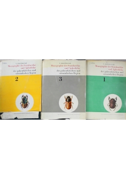 Monographie der Scarabaeidae und Aphodiidae 3 tomy