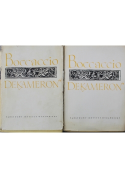 Boccaccio Dekameron 2 tomy