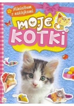 Minialbum z naklejkami - Moje kotki